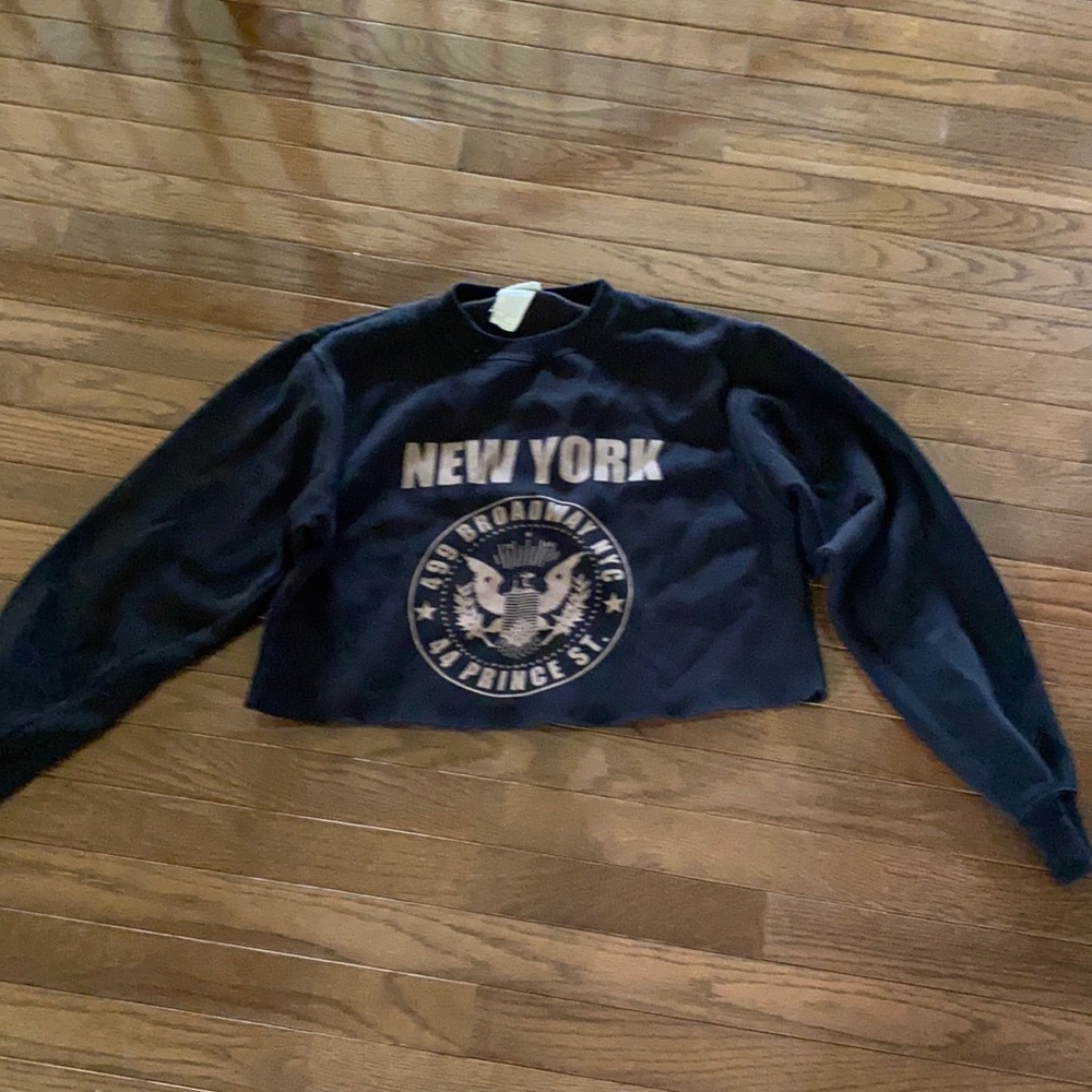 Cropped John Galt sweatshirt
